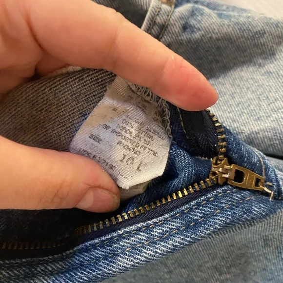 90’s Vintage Lee High-Waisted Acid Wash Mom Jeans 27 W— Grunge Retro Denim - Picture 8 of 12